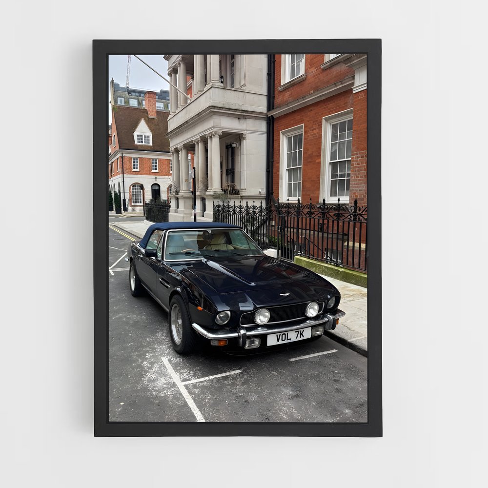 Poster V8 Elegance – affiche Aston Martin (vue 2)